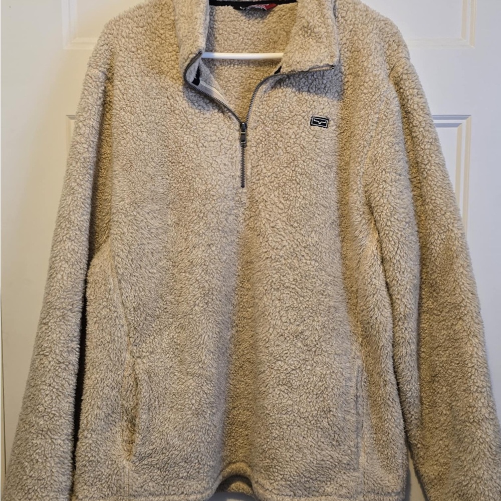Kimes Ranch Beige Sherpa Fleece Hoodie